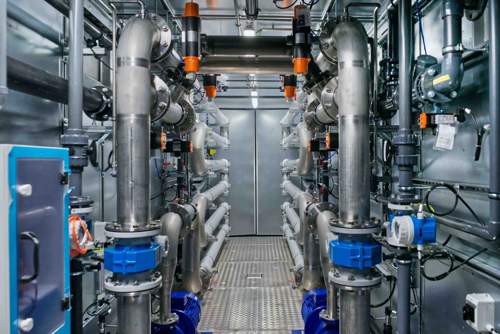 BIOMEMBRAT® Hochleistungs-Membranbioreaktor zur biologischen Abwasserbehandlung in Containerbauweise