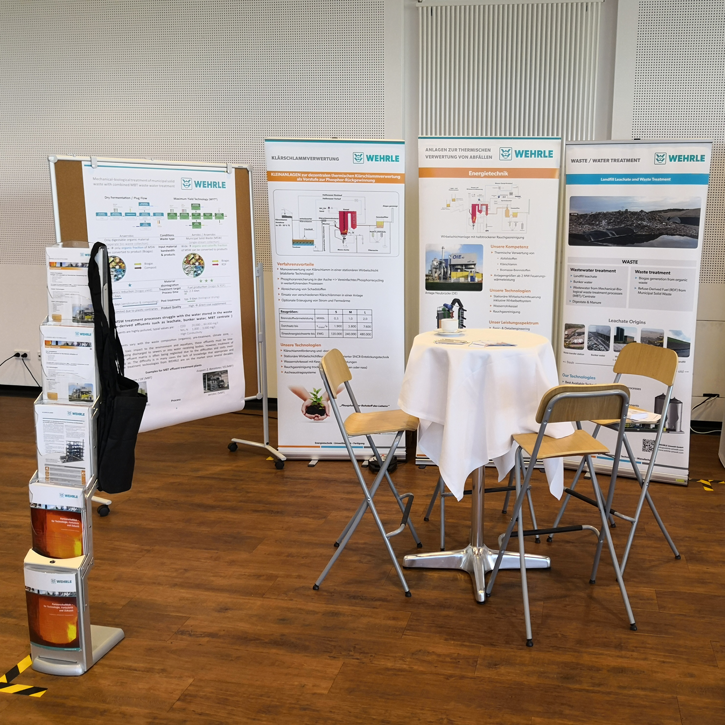 WEHRLE Messestand Waste-to-Resources in Hannover 2019