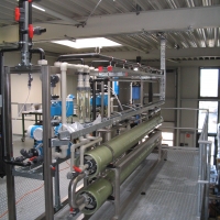 treatment of industrial wastewater - water recycling laundry and textile industry 