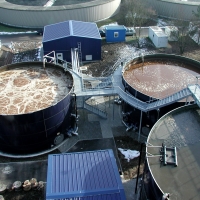 leachate treatment plant with SBR, landfill Ingolstadt in Deutschland