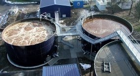 Basic technology for lowly loaded leachate in regions with rather constant climate conditions